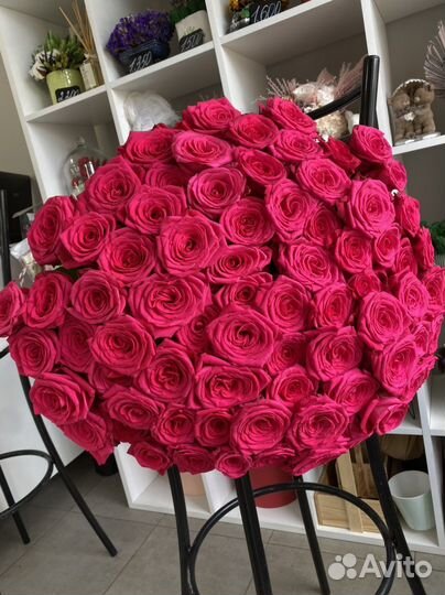 Цветы, букеты, Розы 80,90 см с доставкой