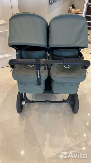 Bugaboo Donkey 5 Twin коляска 2 в 1, green