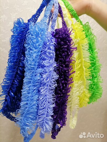 Мочалка ручной работы