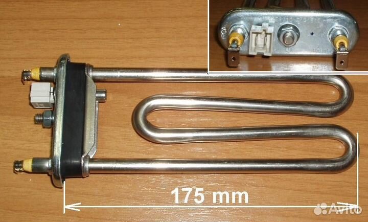 Тэн 1600W (прям.с отв.L175, R11, M135, F27, датч