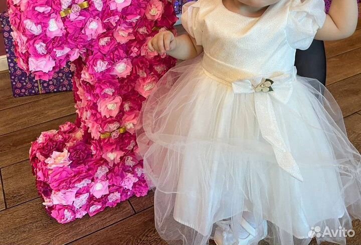 Пышное платье на 1 годик