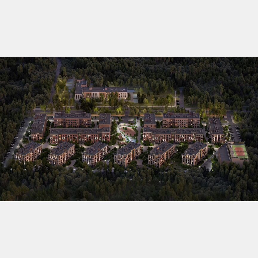 1-к. квартира, 40,2 м², 2/4 эт.