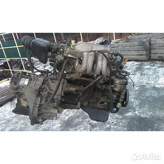 Двигатель двс с навесным toyota corolla AE111 4A-F
