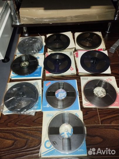 Магнитная лента для бабинного магнитофона-10 штук