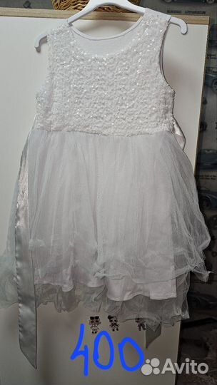 Нарядное платье для девочки 104