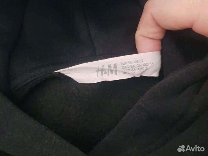 Джинсы с подкладом, толстовка H&M