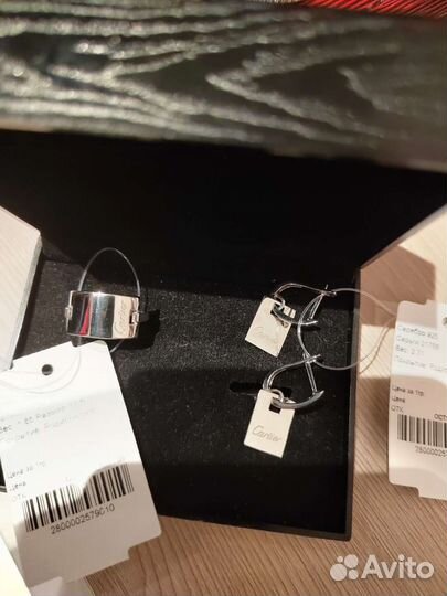 Cartier кольцо и серьги