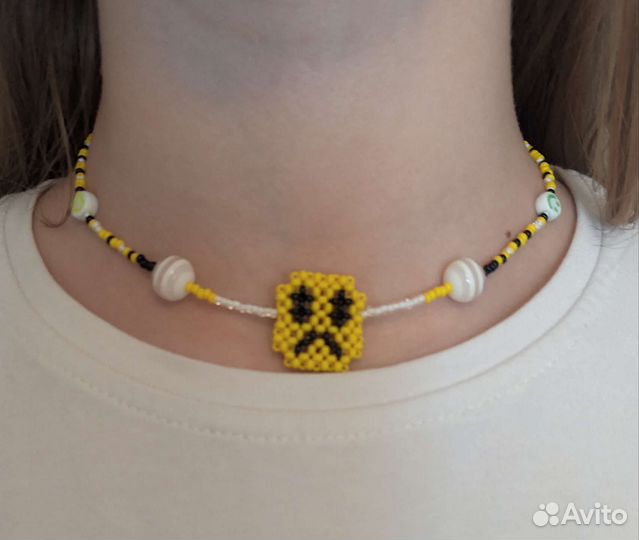 Чокер из бисера