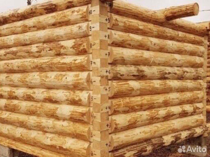 Сруб бани 3х4+3