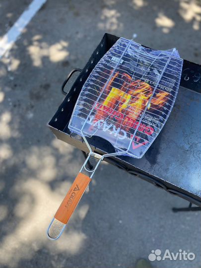 Сетка/решетка для рыбы на мангал