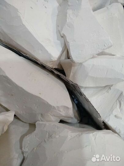 Мел природный,школьный, кусковой Белгородский