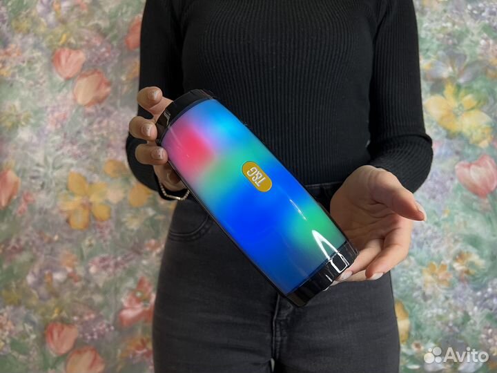 Блютуз колонка светящаяся