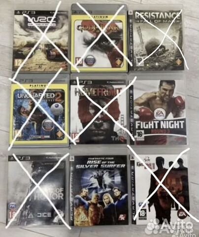 Игровые диски на ps3