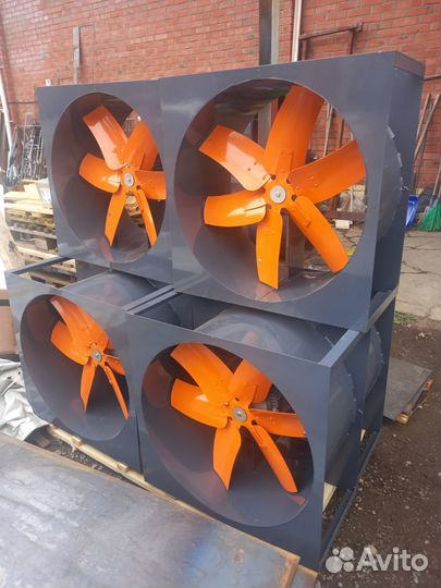 Сушильные камеры древесины - осевые вентиляторы во