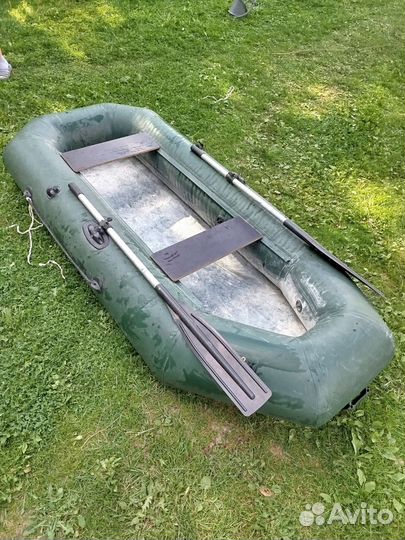 Лодка надувная двухместная бу