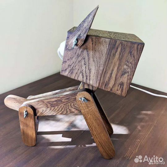 Светильник, настольная лампа: щенок/собака