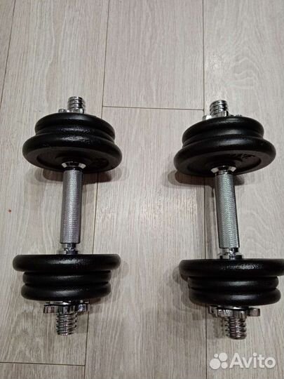 Продам новые гантели по 10 кг. Цена за пару