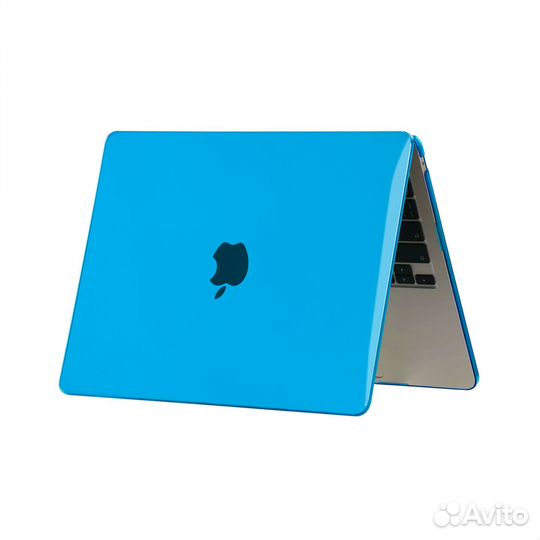 Чехол для MacBook Pro 13 2016-2022 глянец голубой