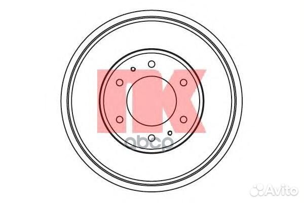 253014NK барабан тормозной Mitsubishi L200 2.5