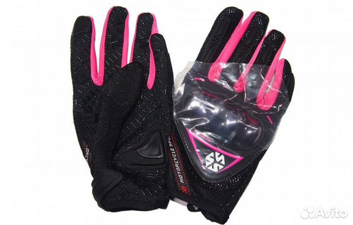 Перчатки женские scoyco (оригинал) мс-44W, черный