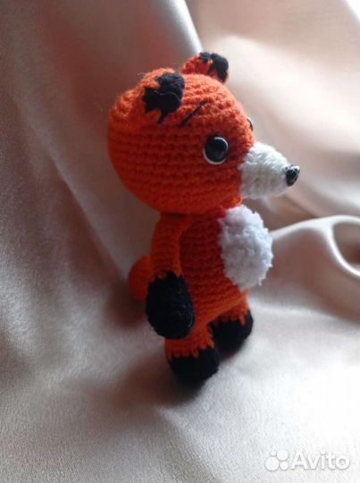 Игрушка ручной работы лисёнок