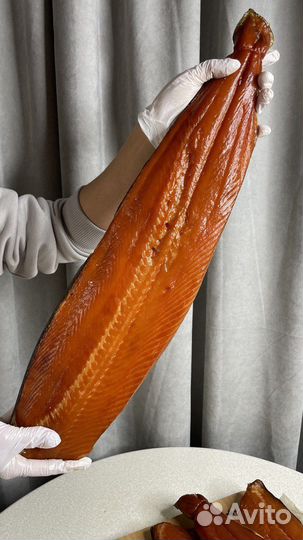 Изумительный кижуч холодного копчения