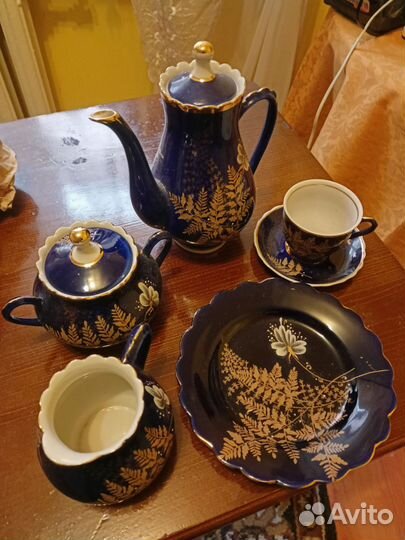 Сервиз чайный кобальт довбыш