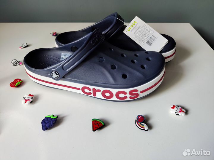 Crocs сабо синий мужские