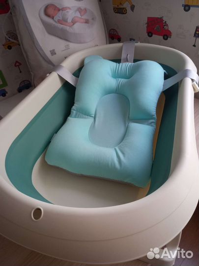 Детская ванна складная для купания новорожденного