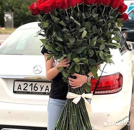 Высокие розы, букеты, цветы Доставка