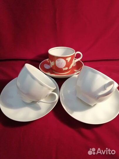 Чайная пара Вербилки,бокал(Городница)