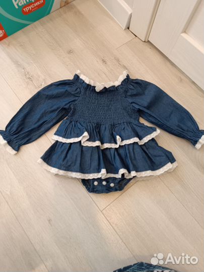 Платье джинсовое для девочки iconbaby