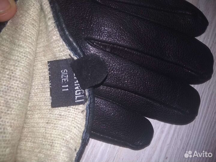 Перчатки кожаные унисекс мужские/ женские