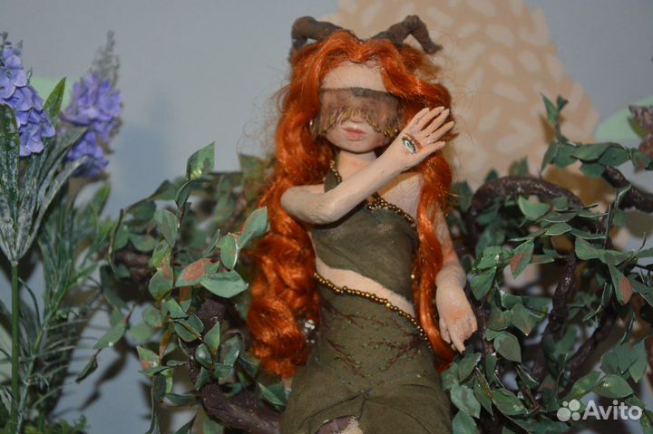 Интерьерная кукла ручной работы