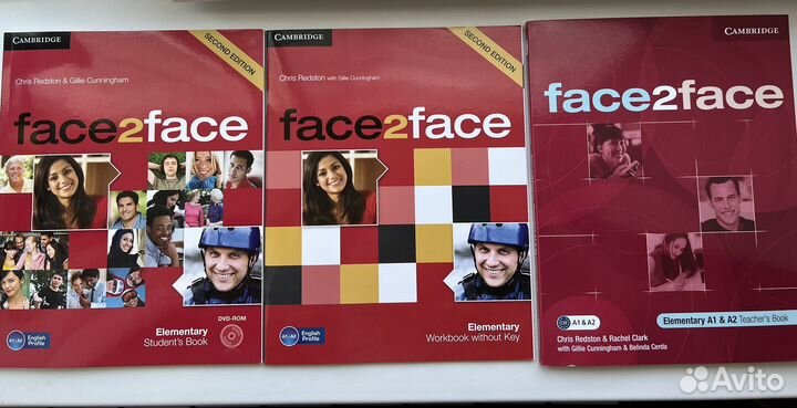 Фейстуфейс Face2face elementary новые 3 штук