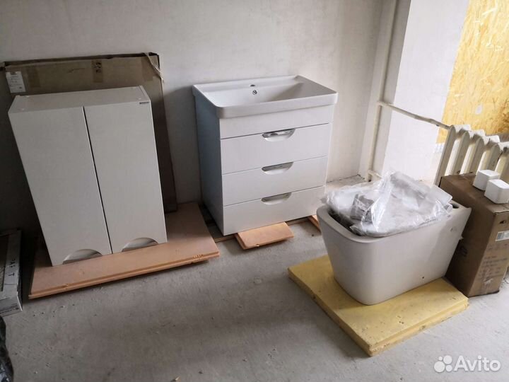 Шкаф навесной в ванную