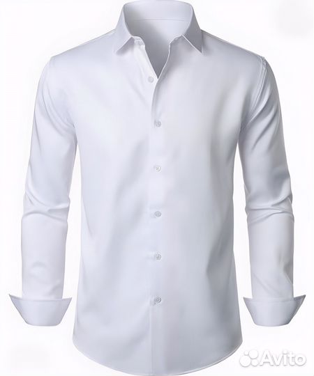 Рубашка белая мужская не мнущаяся