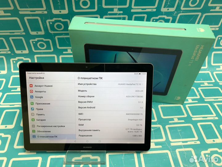 Huawei Media Pad 3 10 2/16GB