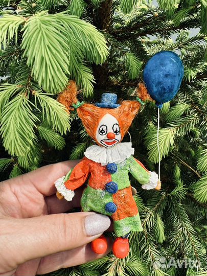 Ватная игрушка Клоун