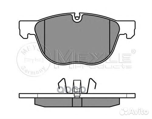 Колодки торм.пер. (WVA 24170/71 19,7mm.) BMW X5