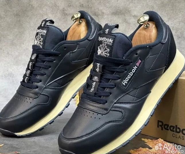 Кроссовки Reebok Classic Leather синии