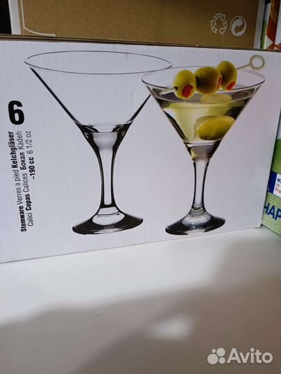 Фужеры под мартини