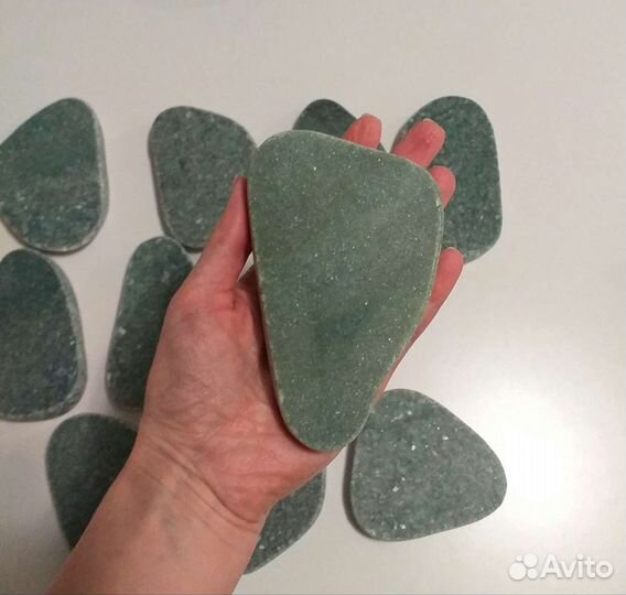 Камни для Стоун-терапии Жадеит