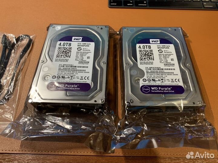 Внутренний жесткий диск WD Purple 4 Тb