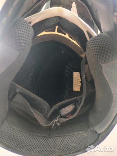 Кроссовый шлем с очками