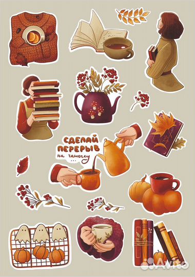 Печать наклеек, стикерпаков, стикеров, бирок