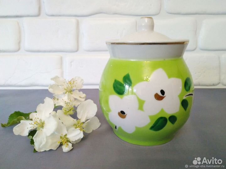 Винтажная сахарница