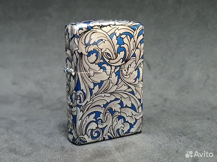 Зажигалка Zippo - Tang Grass Blue