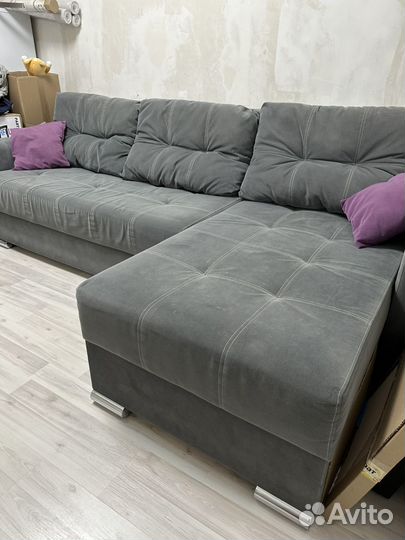 Большой угловой диван с атаманкой