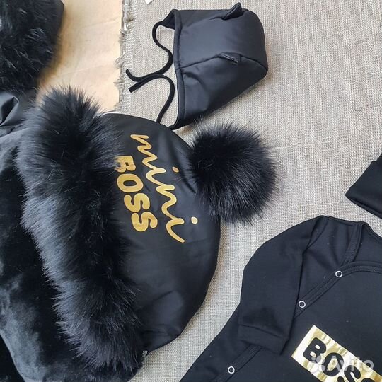 Зимний конверт на выписку и на прогулку